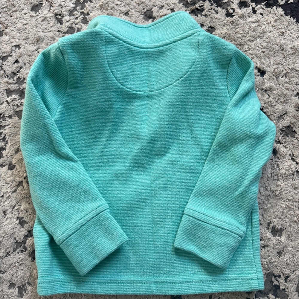 Vineyard Vines Boys Kids 2T Aqua/Teal half zip